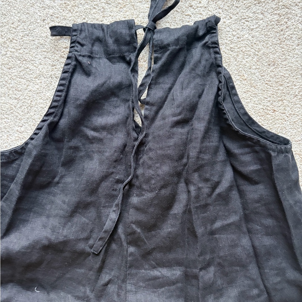 Not Perfect Linen custom Coco Romper - Picture 3 of 6